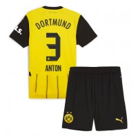 Borussia Dortmund Waldemar Anton #3 Replica Home Minikit 2024-25 Short Sleeve (+ pants)